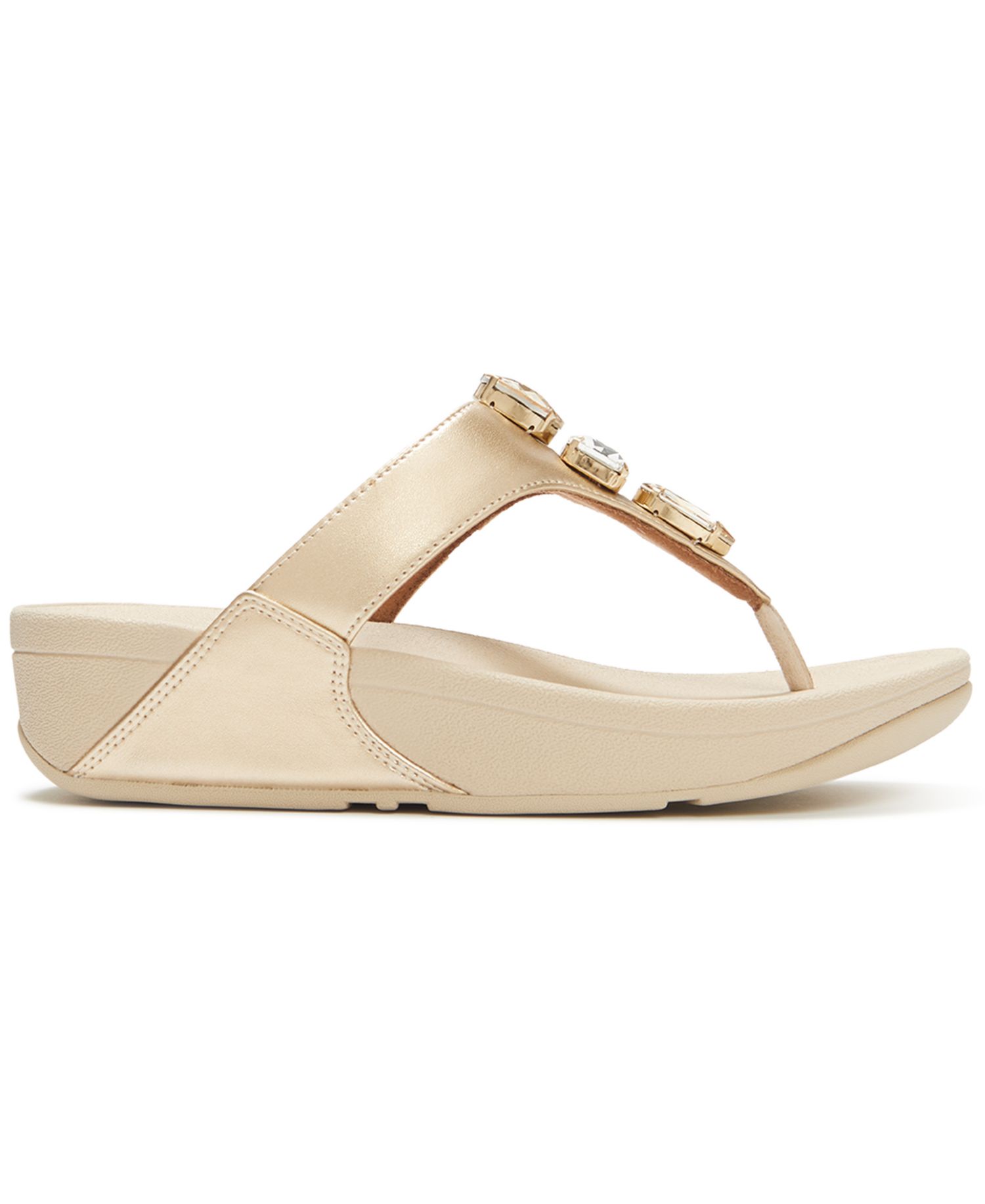 Women's Lulu Ultra Jewel Metallic Toe Post Slip-On Sandals