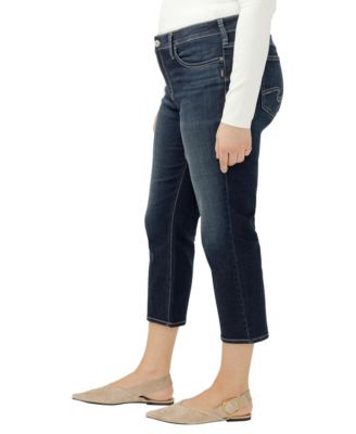 Plus Size Elyse Capris Jeans