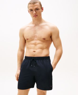 Men's Long Drawstring 7" Swim Trunks