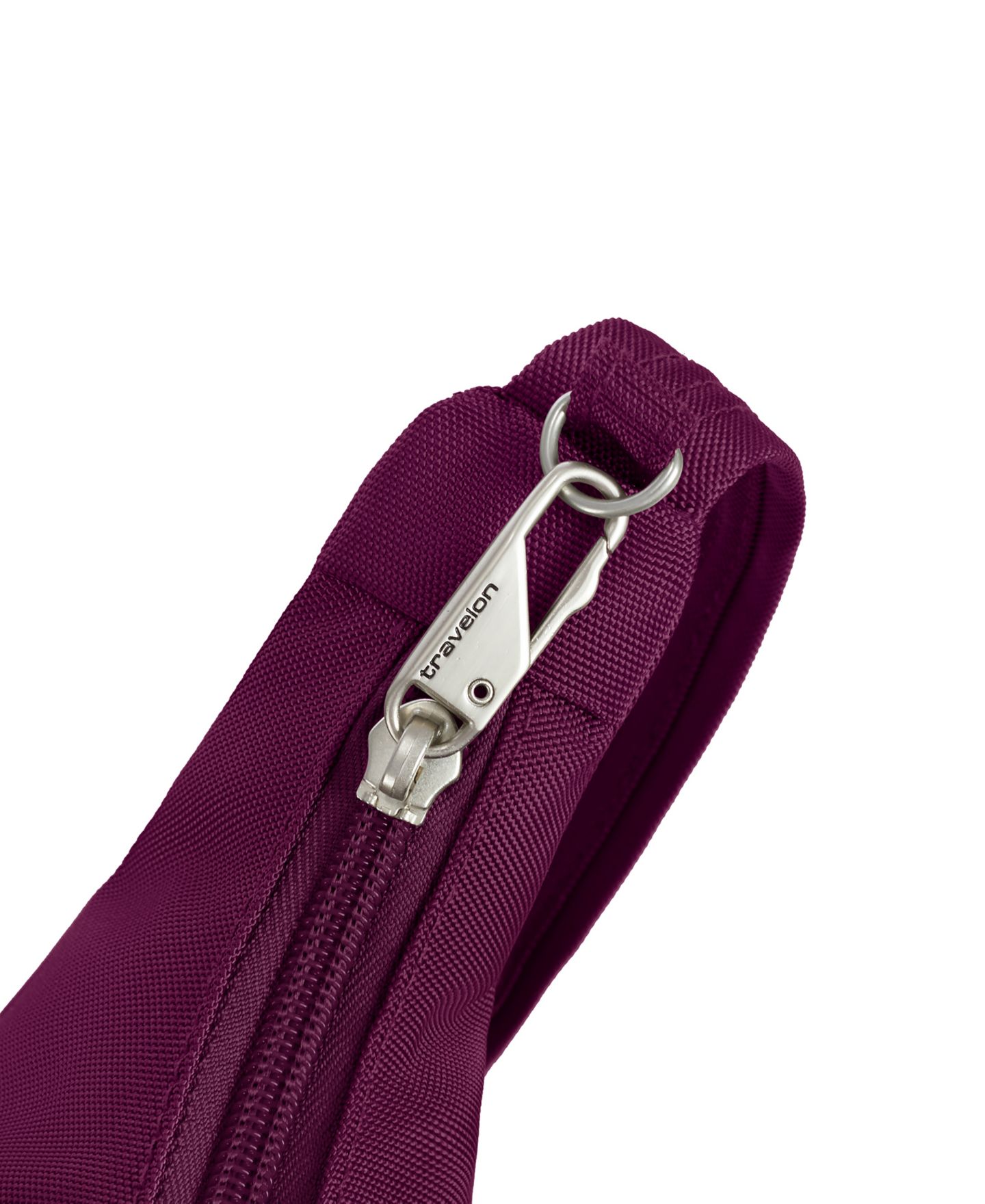 Сумка Travelon Anti-Theft Classic Essential Messenger, цвет: Бордовый — фото 6