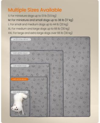 2-Pack Washable Pee Pads for Dogs, 36" x 34", 4-Layer Absorbent Waterproof TPU, Non-Slip Backing