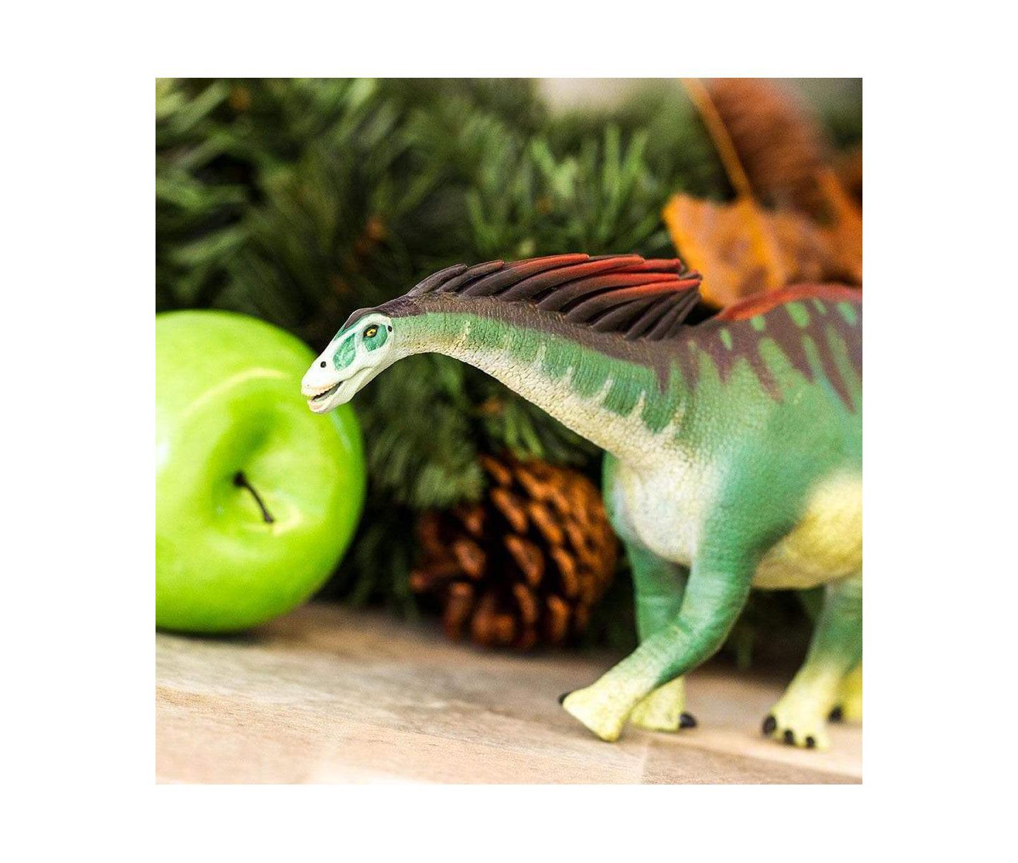 Детская фигурка Safari Ltd. Amargasaurus Wild Safari Prehistoric World 1-Piece, от 3 лет, цвет: Разноцветный — фото 2