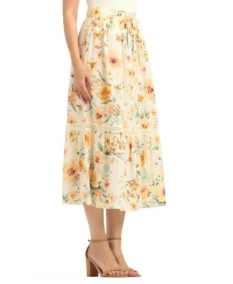 Women's A-Line Midi Skirt