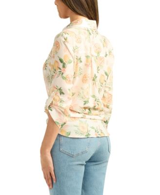 Women's Printed Button-Up Shirt