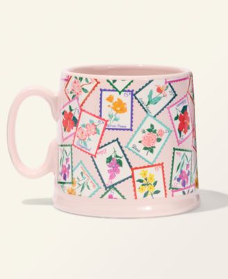 Flower Show Stamp Print Mug