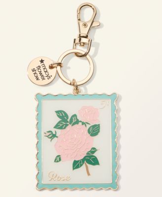 Flower Show Rose Enamel Bag Charm
