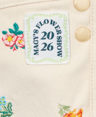 Flower Show Scattered Flower Embroidery Bouquet Bag