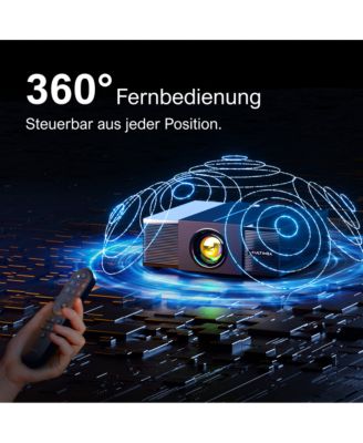 Projector 4K Decoding 900 ANSI Lumens, 6D Keystone, Full HD Native 1080P Projector Home Cinema, WiFi and Bluetooth 5.3 Proyector, Apollo P60