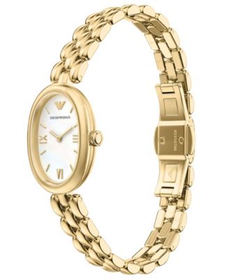 Women's Quartz Two-Hand Gold Stainless Steel Watch, 28mm