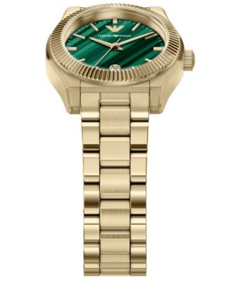 Women's Quartz Three-Hand Gold Stainless Steel Watch, 32mm