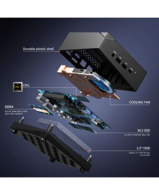 AM06 Pro AMD Ryzen7 7730U Mini PC,32GB RAM + 1TB SSD