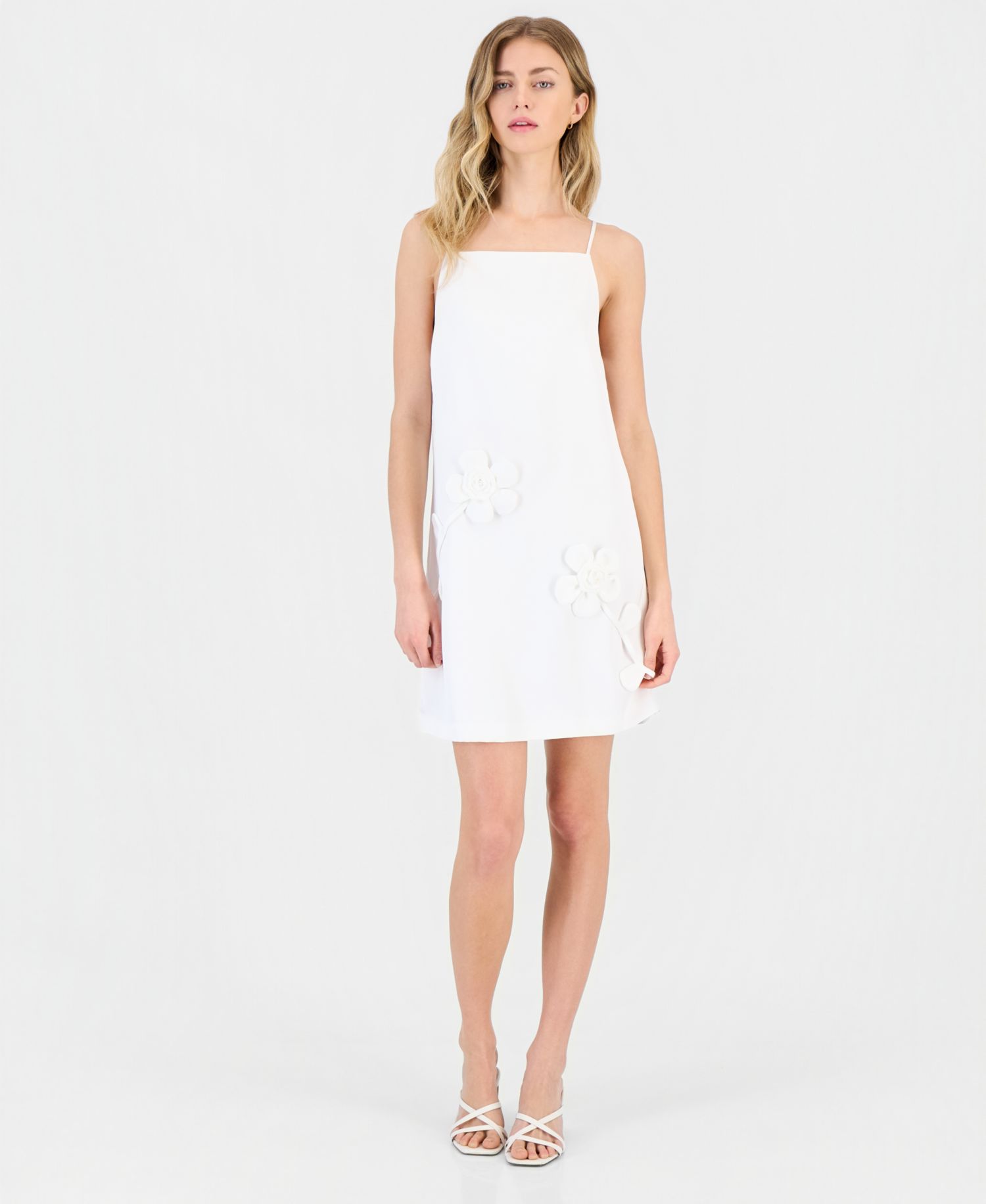 Women's Marigold Square Neck Mini Dress