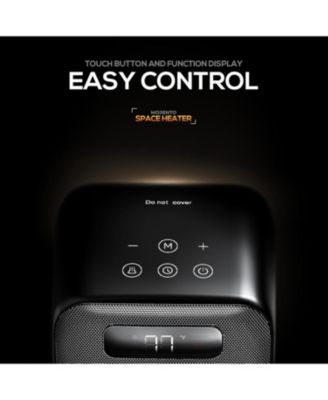 Space Heater, 1500W Electric Heater for Indoor Use, Desk Heater with Heating and Fan Modes with Thermostat