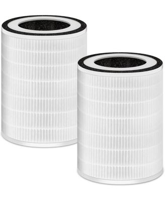 KILO Air Purifier Replacement Filter, 3-In-1 Ture HEPA Filter, Efficiency Activated Carbon, for MORENTO Kilo Air Purifier (2 Pack)