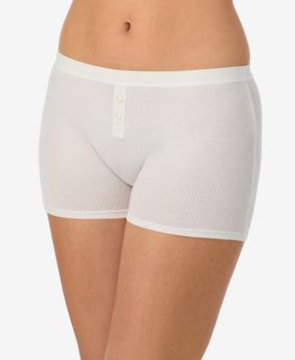 Women's Cabana Cotton Rib Solid Boxer Shorts