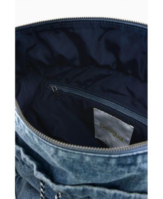 Women's Large denim backpack