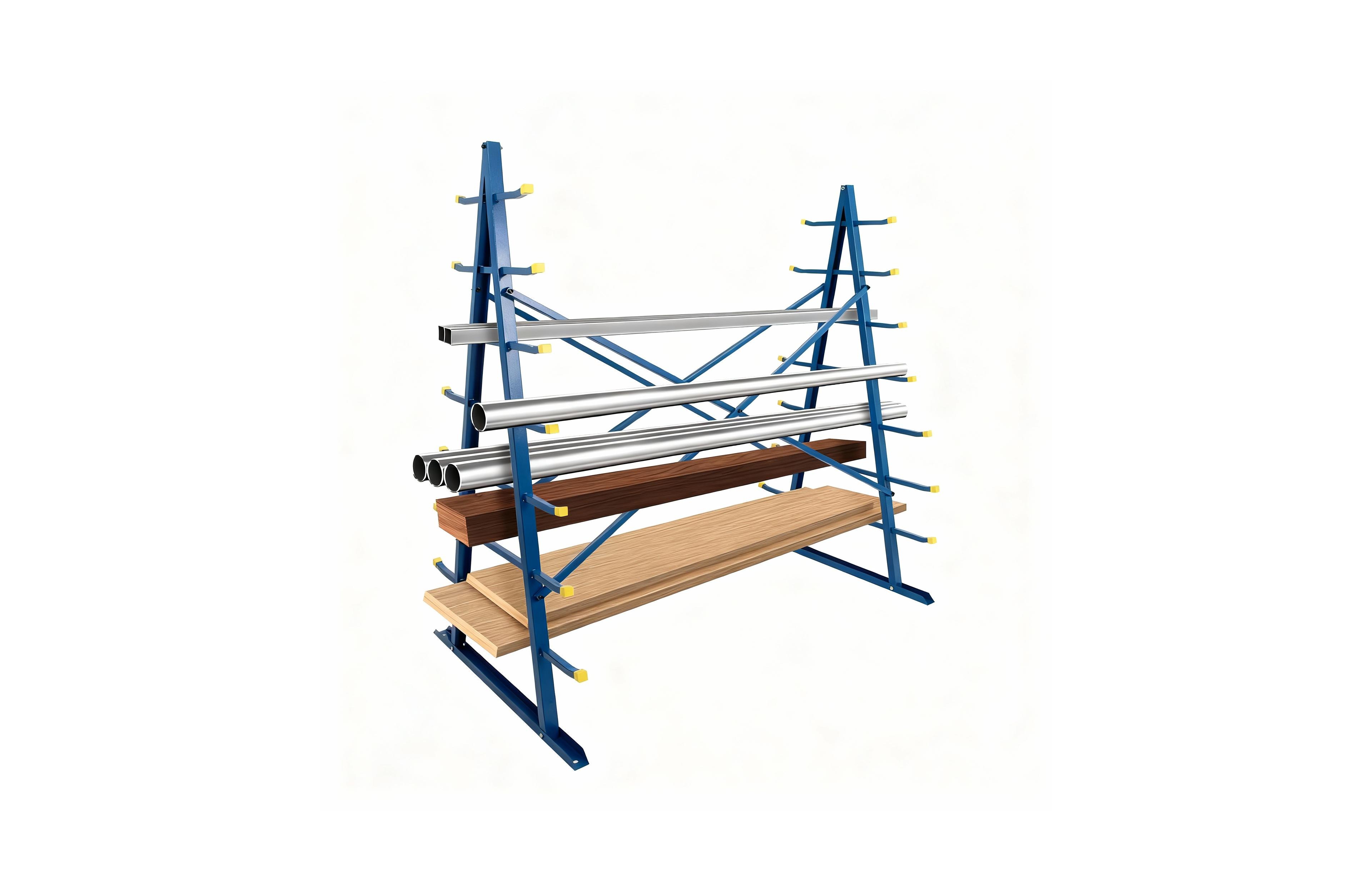 Yigii Adjustable Bar Pipe Storage Rack, 7 Levels