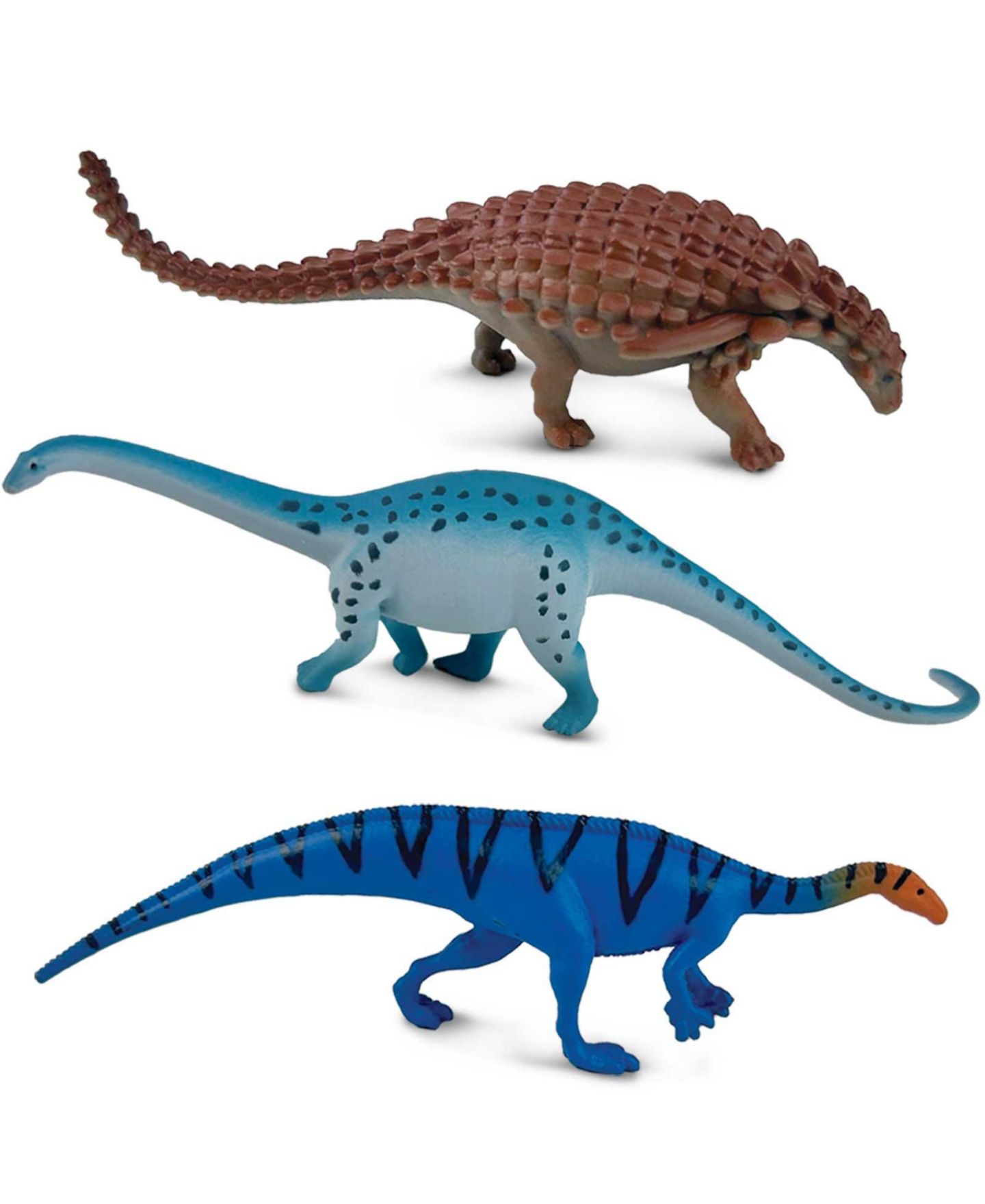 Детские фигурки Safari Ltd. Herbivorous Dinosaurs 11-Piece Figurine Set, Ages 3+ — фото 2