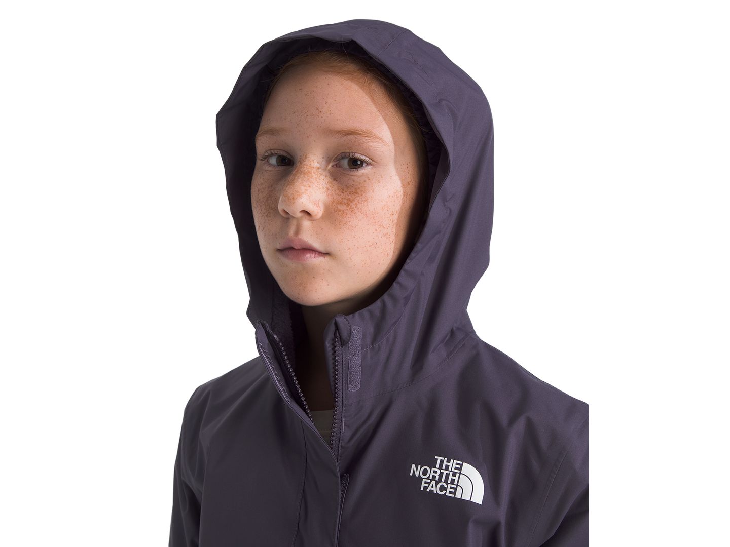 Куртка The North Face Antora Regular-Fit Rain Jacket для девочек, цвет: Тёмный тёмно-синий — фото 3