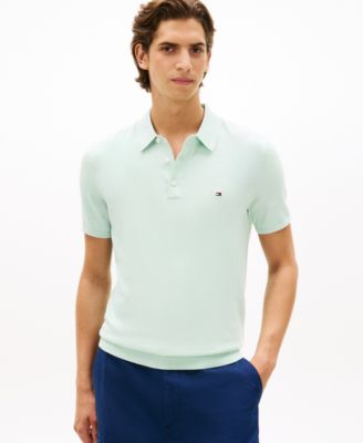 Men's Essential Short-Sleeve Sweater Knit Polo Shirt