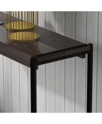 40" Entryway Table - Console Table with Storage, 2-Tier Sofa Table, Entry Table with Shelf, Hallway Table for Entryway, for Living Room, Couch