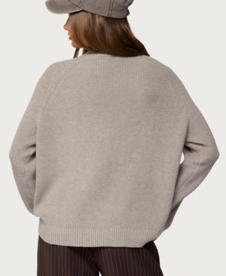 Women's Lavonne Oversized Knit Raglan Sweater