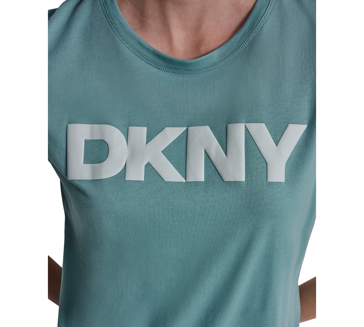 Dkny Sport Women's Puff Logo Crewneck T-Shirt