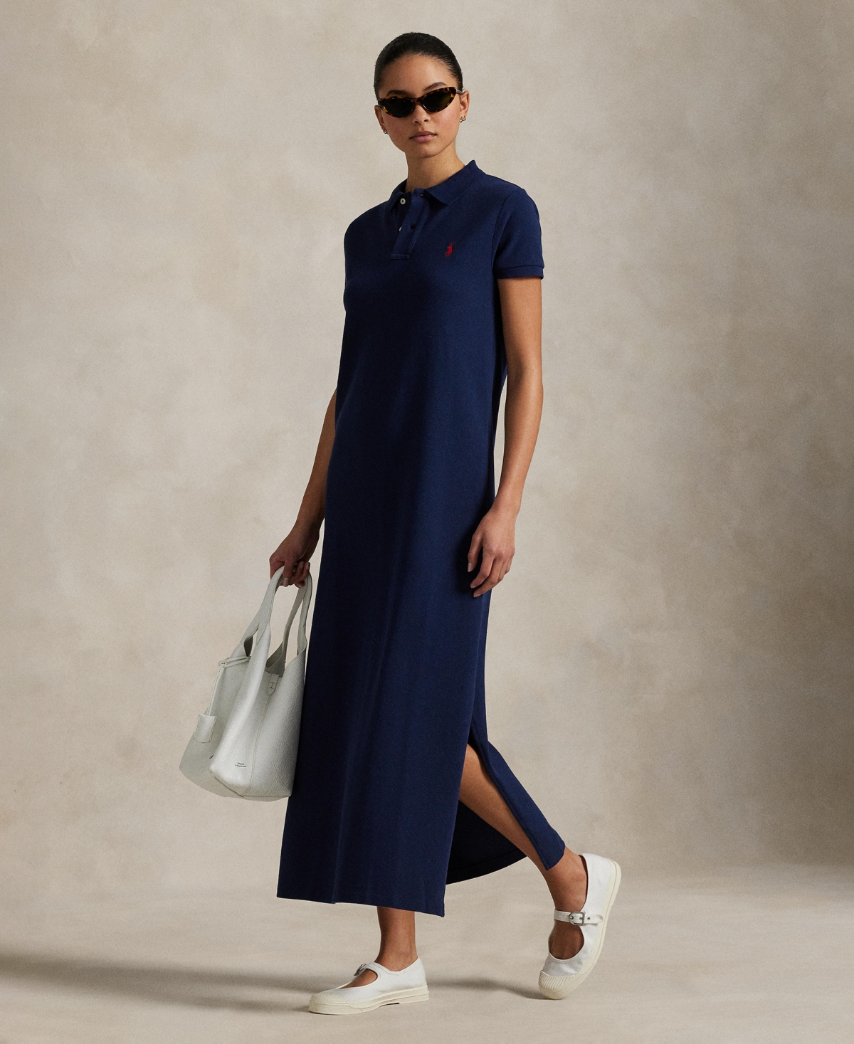 Polo Ralph Lauren Women's Cotton Mesh Polo Dress