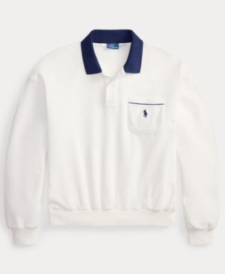 Women's Long-Sleeve Collared Polo Shirt