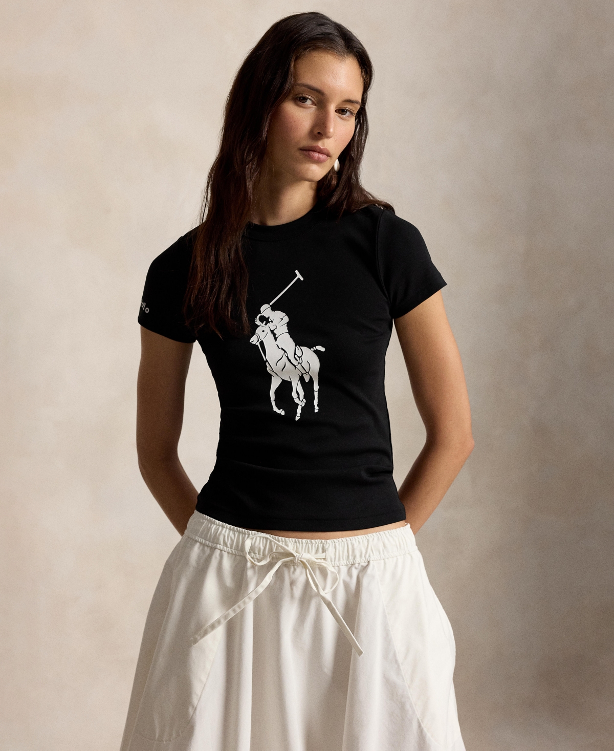 Polo Ralph Lauren Women's Slim Fit Crewneck Short-Sleeve T-Shirt