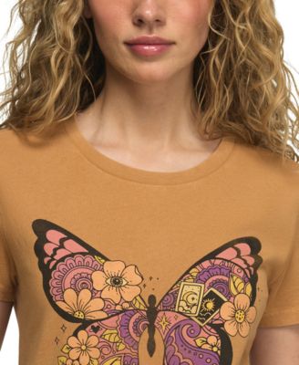 Women's Spiritual Butterfly Classic Crew Neck T-Shirt