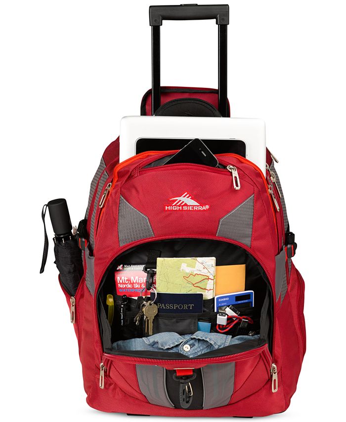 High Sierra XBT Rolling Laptop Backpack in Red Macy's
