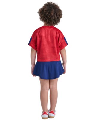 Girls' 2T-6X Short-Sleeve Top & Skort, 2-Piece Set