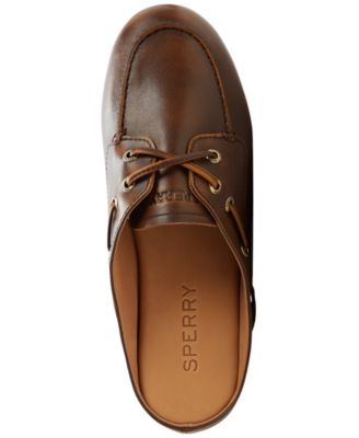 Women's Slim Boat Slip-On Mule Loafers 