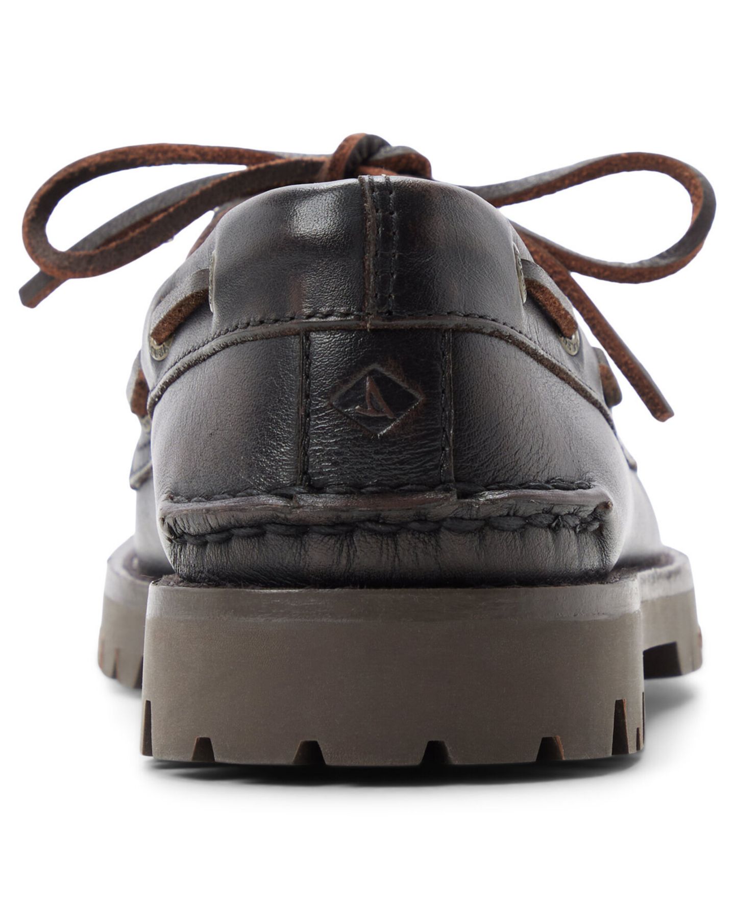 Женские топсайдеры-слипоны Sperry Authentic Original с рифлёной подошвой, цвет: Чёрный — фото 3