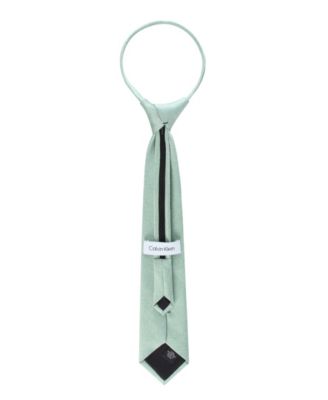 Boys' Marion Solid Pre-Tied Zipper Tie