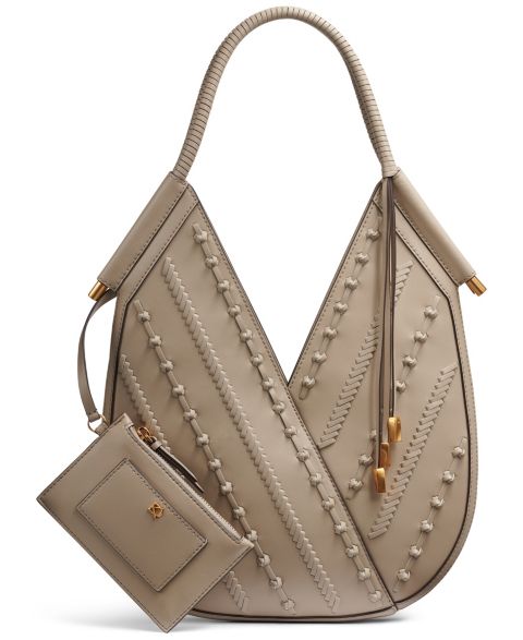 Женская сумка Donna Karan New York Baldwin Woven Medium Shoulder, цвет: Moth