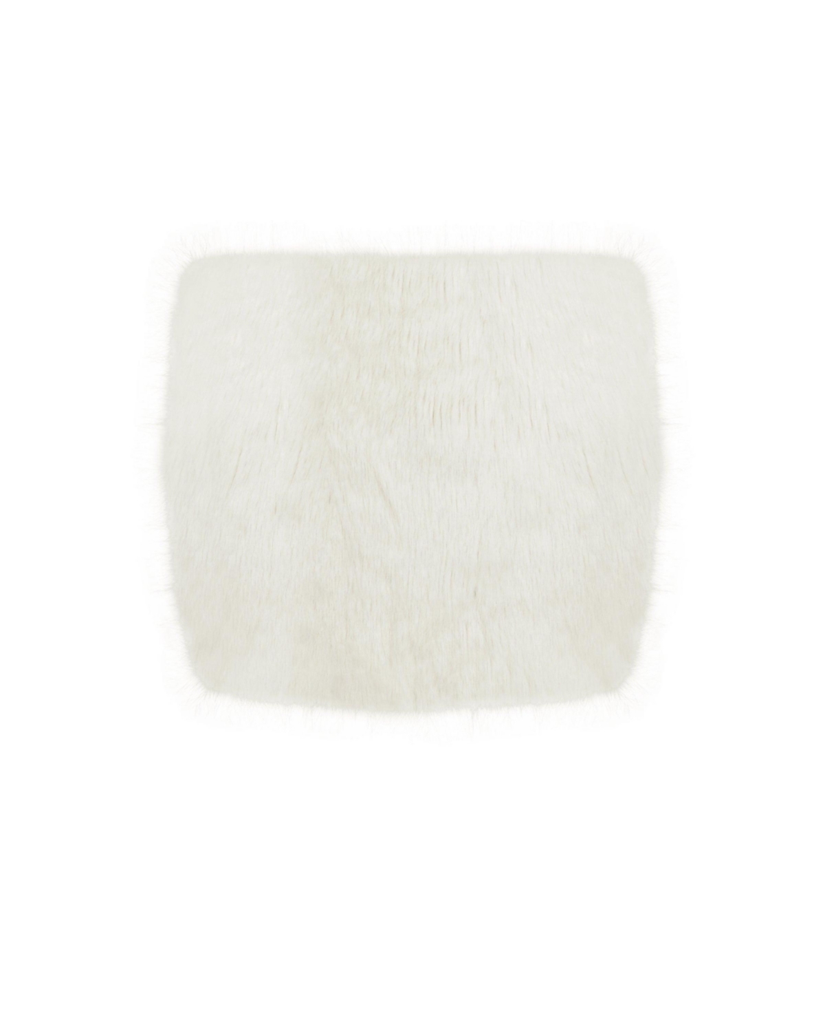 Miss Circle Women's Narla Low-Waisted Fur Mini Skirt