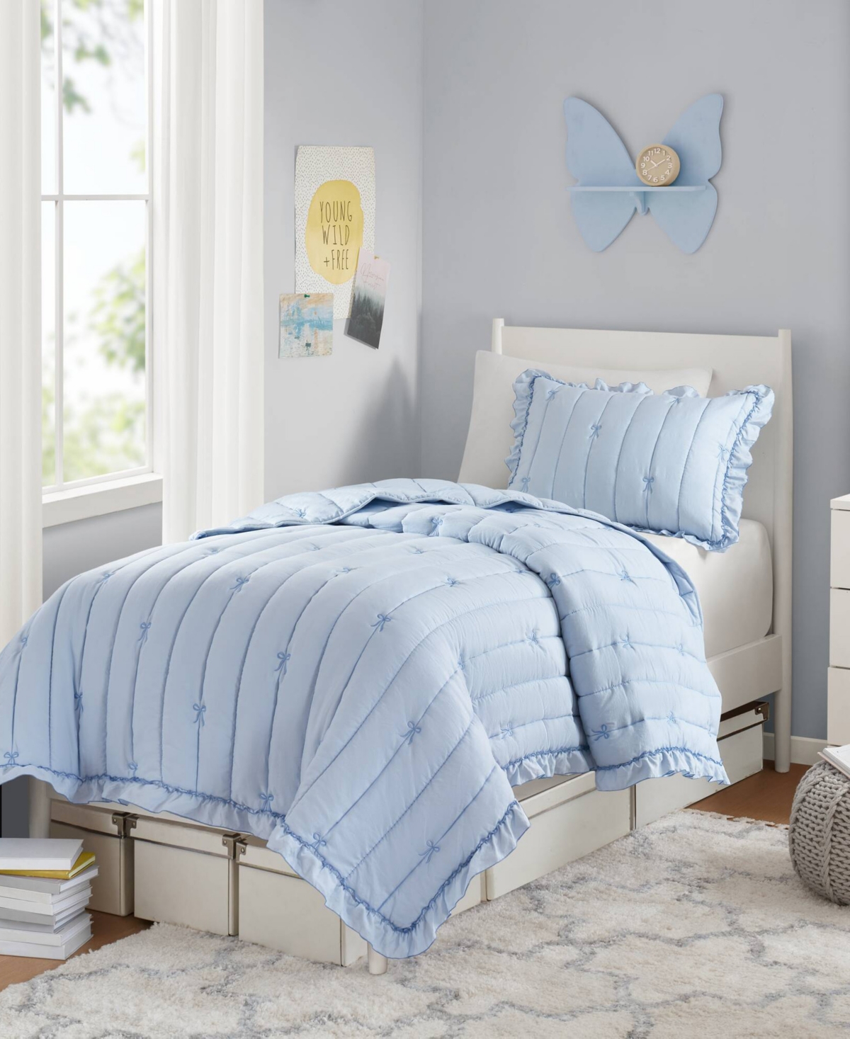 Intelligent Design Liv Microfiber Down-Alternative 2-Pc. Quilt Set, Twin/Twin Xl