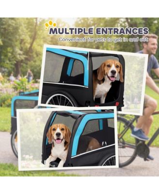 Dog Bike Trailer, Pet Cart Bicycle Carrier with 20" Air Tires