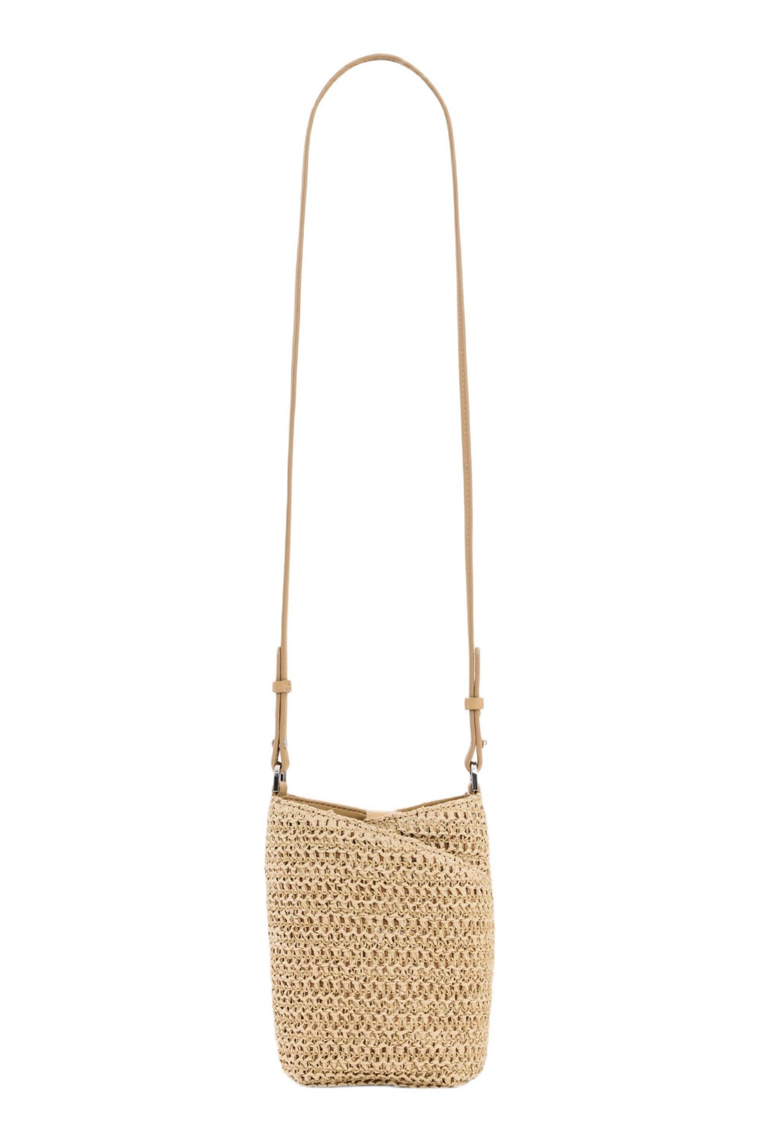 Women's Raffia Mobile Phone Holder Charms