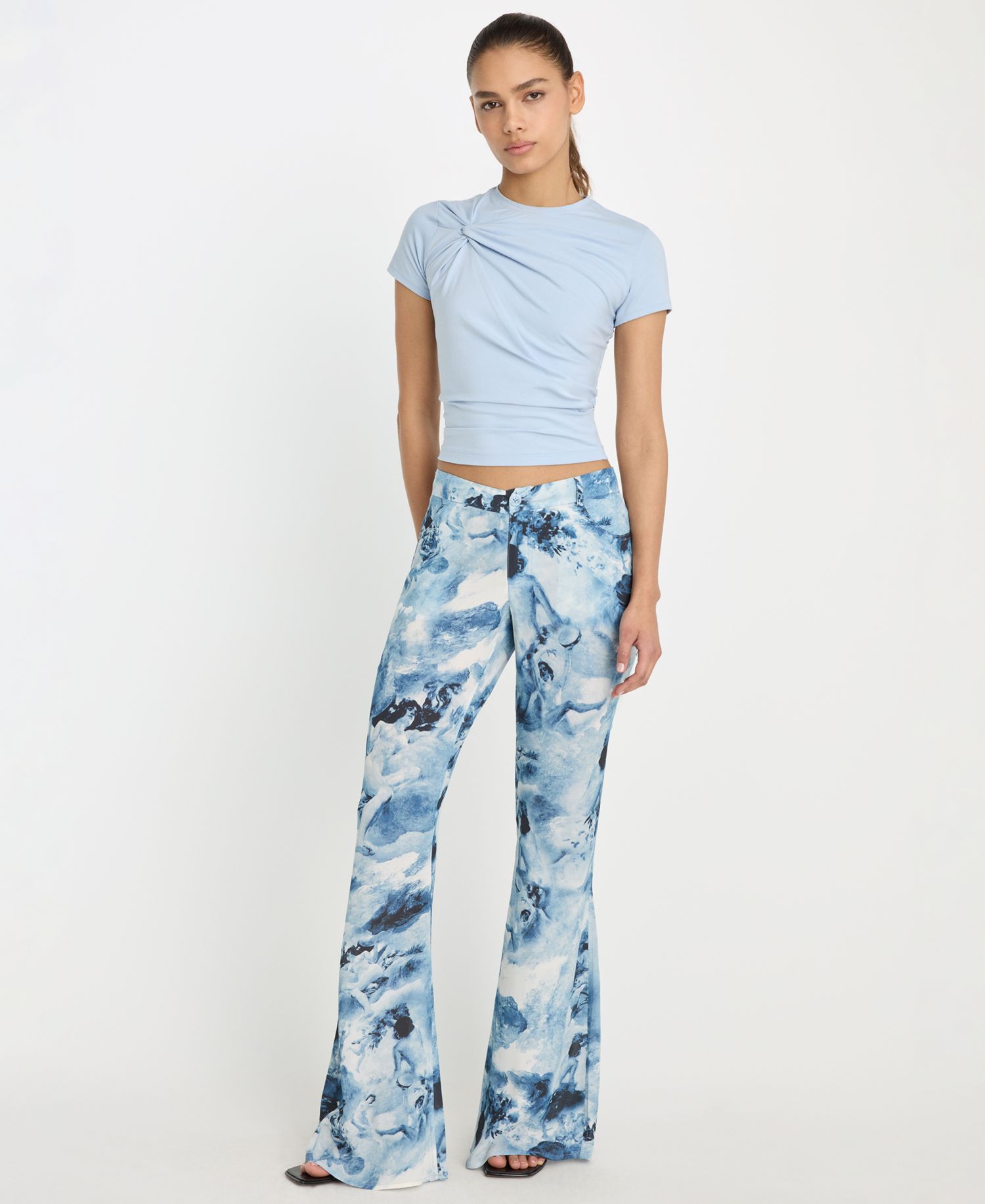 Women's Printed Flare Pants