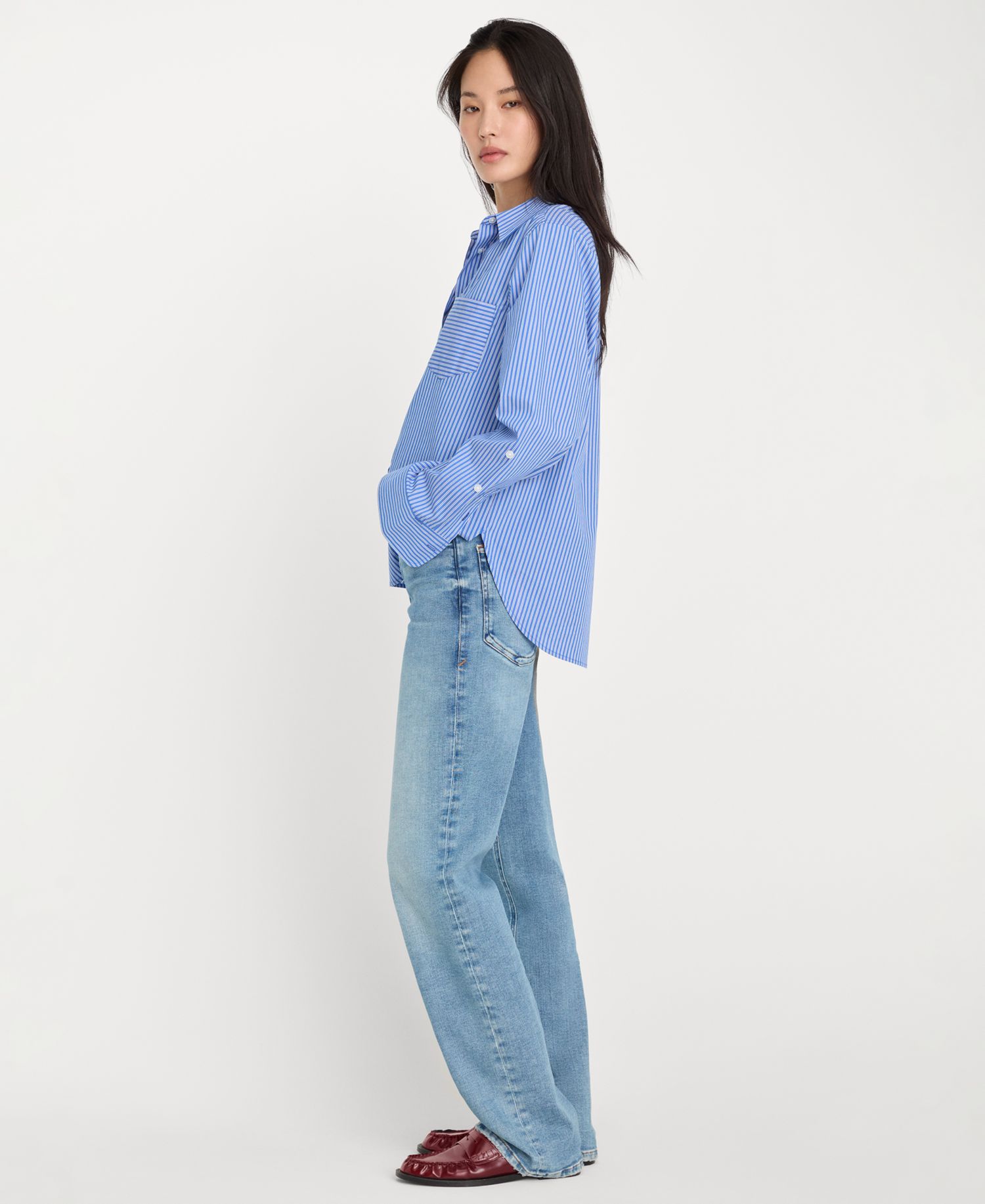 Women's Straight High-Rise-Jeans