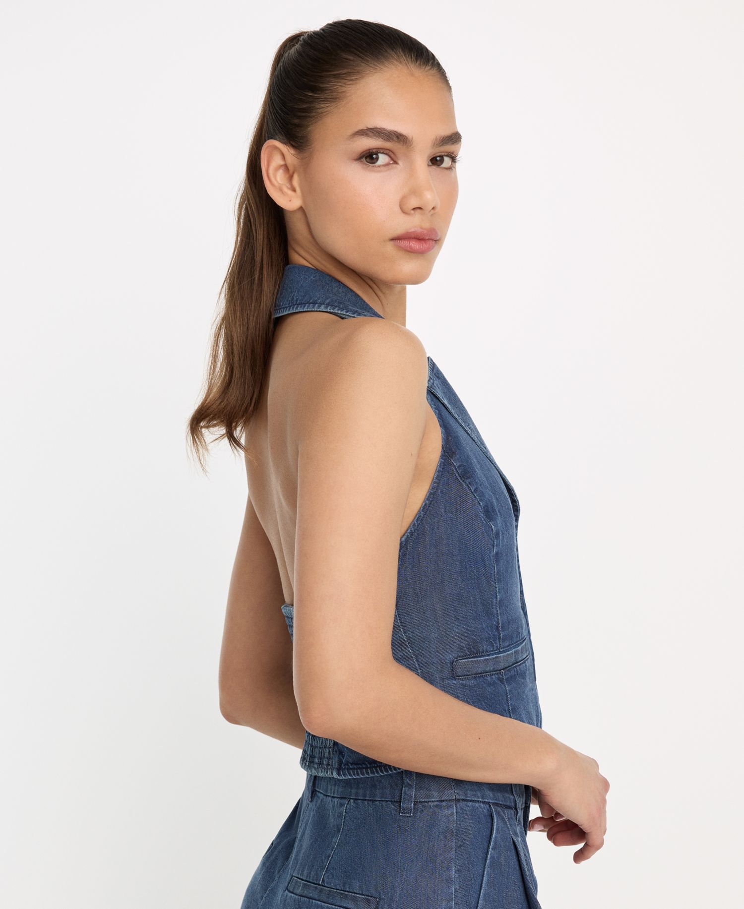 Women's Halter Neck Vest