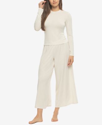 Women's Lena Modal Linen Long-Sleeve and Pants Set Style 950226