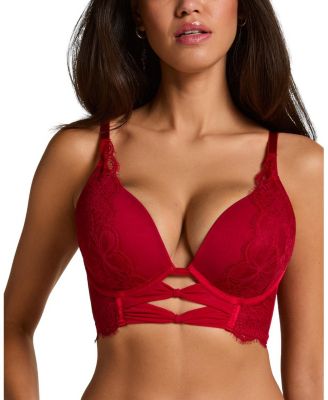 Hunkemoller Women's Marianna Push-Up Longline Bra