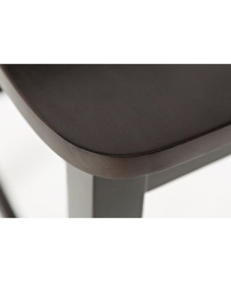 Simplicity Solid Wood Classic X-Back Counter Stool (Set of 2)