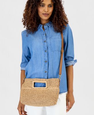 Straw Clutch Bag