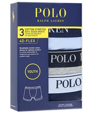 Boys' 8-20 Logo Boxer Briefs, 3-Pack Set