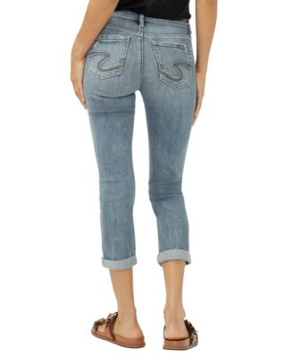 Women's Suki Mid-Rise Luxe Stretch Capri Jeans